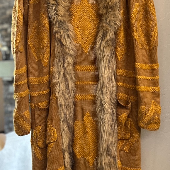 COPY - Langston textured cardigan - textured geo knit - Picture 3 of 5